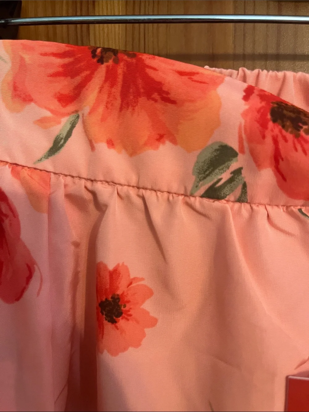 Old Navy Coral Floral Ruffle Cami & Skirt Set